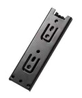 Super Strong Steel Drawer Slides 5 6 8 Inch Options Three Section Ball Bearing Cabinet Tracks Smooth Glide Furniture Hardware heavy duty black rail