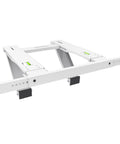 No Drill Window Air Conditioner Bracket For 12,000 To 24,000 BTU Units, showing heavy-duty white mounting frame support.