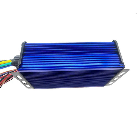 Beefy Intelligent Brushless Controller For E-Bike And Scooter 48V To 84V 2000W 45A Max Aluminum Alloy Enclosure Hall Sensor Compatible Lightweight 1Kg Fits 18mm Tubes 20x10x7cm High Power Motor Controller
