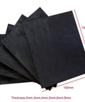 Five Piece Pro-Grade Graphite Block Electrode Set 99.9 Percent Purity 100 By 100 By 2 Mm Rectangle Plates stack view