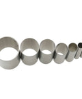 7 Piece Stainless Steel Clay Hole Cutter Set With Round Punches From 3mm To 16mm for Pottery, Ceramics, and DIY Crafts.