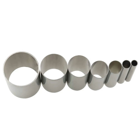 7 Piece Stainless Steel Clay Hole Cutter Set With Round Punches From 3mm To 16mm for Pottery, Ceramics, and DIY Crafts.