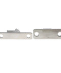 2 Pack Half Inch Pin Gate Hinges Heavy Duty Steel designed for outdoor use, showcasing sturdy steel construction and mounting holes.