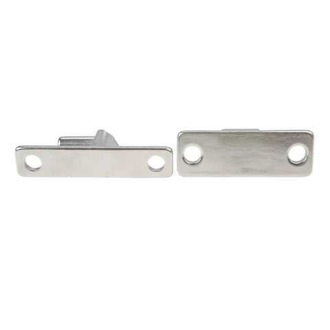 2 Pack Half Inch Pin Gate Hinges Heavy Duty Steel designed for outdoor use, showcasing sturdy steel construction and mounting holes.