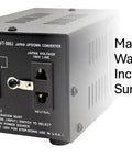 Front view of Japanese To US Voltage Transformer Step Up Down Converter 100V To 110V 500W Continuous Use For Home Electronics
