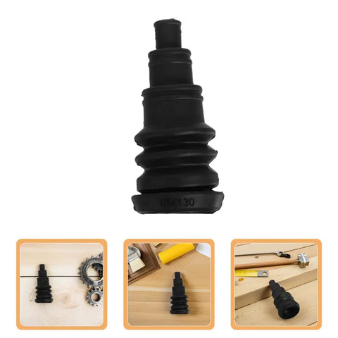 Awesome Heavy Duty 4 Pack Rubber Wire Bundle Boot Kit For Cars And Trucks. Top Tier Grommet Set Stops Cable Vibration, Reduces Abrasion, And Keeps Wiring Secure Against Rain Or Dust With Bouncy Elastic Design. black rubber wire boot grommet shown with cable use