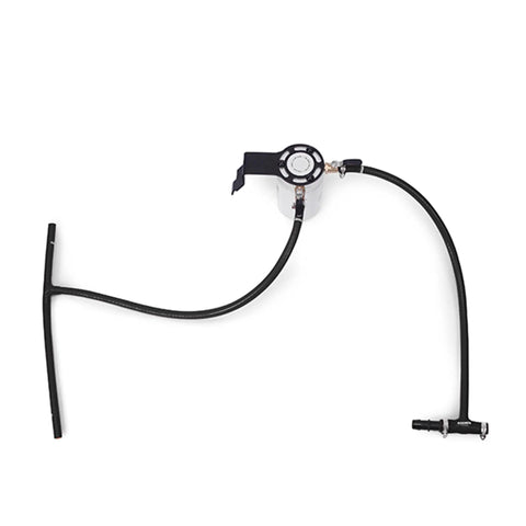 Heavy Duty Coolant Filter Kit For Ford 6.0L Powerstroke 2003 Through 2007 with hoses and CNC machined bracket detail.