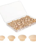 160 Pcs Wood Hole Plugs Set Four Styles One Half Inch Two Fifths Inch Three Fifths Inch Three Quarters Inch Hardwood Plugs in case