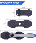 Brake Caliper Press Tool With 360 Degree Swing Ratchet Piston Spreader And 2 Extra Steel Plates Heavy Duty Caliper Compression Tool With Caliper Hangers For Cars SUVs And Trucks showing product dimensions