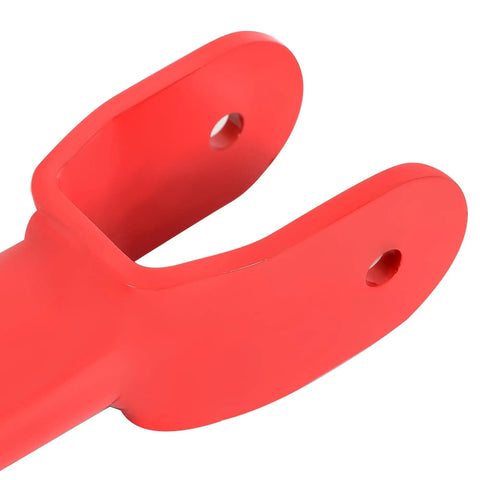 0-8 Inch Lift Adjustable Front Control Arm Kit For Jeep Cherokee XJ Comanche MJ Grand Cherokee ZJ And Wrangler LJ And TJ With Red Powder Coat For Lifted Rigs Front Upper Eye To Eye And Lower Eye To Eye Fit