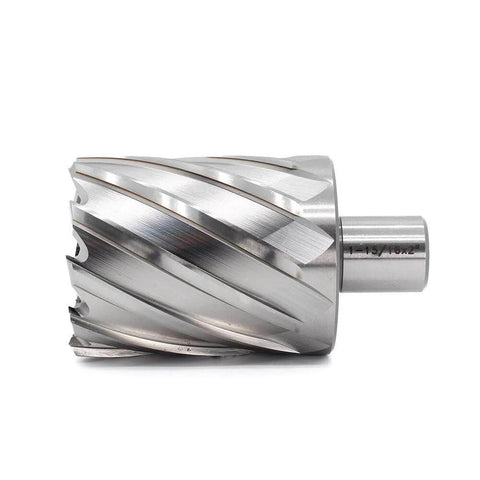 Oscarbide annular cutter with Weldon shank, 1-15/16 in diameter, silver steel for magnetic drill press