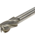 Rannb end mill, 1 in cutting diameter, 3/4 in straight shank, 4-flute HSS