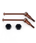 Arrma RC Car Upgrade Drive Shafts And Wheel Hexes Set Hardened Steel Front And Rear For Granite Typhon Grom 1 14 1 18 Scale
