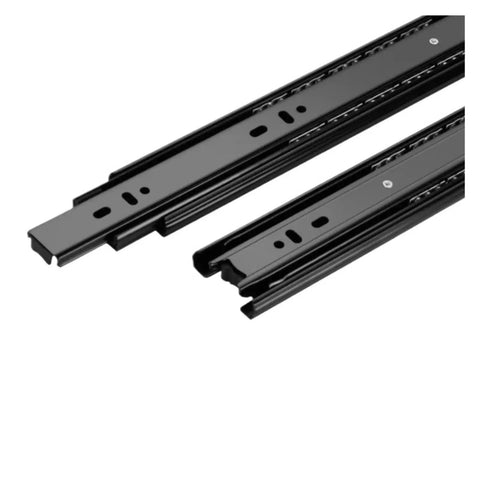Rock Solid Undermount Drawer Slides For Kitchen Cabinets Smooth Gliding Cold Rolled Steel tracks for smooth cabinet installation.