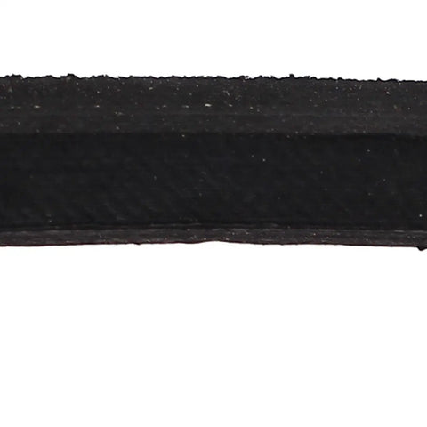 560mm Inner Girth V Style Transmission Belt 2 Pack for Your Home Washer Rubber Drive Belt Replacement O560E Compatible Durable Black Belts for Home Laundry close-up of black rubber V-style belt
