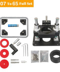 Rock Solid Heavy Duty Router Lift With Aluminum Table Insert Plate For Woodworking Shops 107 mm Plus 65 mm Rings full set components