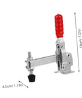 2 Pack Welding Toggle Clamps With Rubber Tip Quick Release Iron Clamps, Handy For Woodworking And Welding Projects, Desktop Fixed