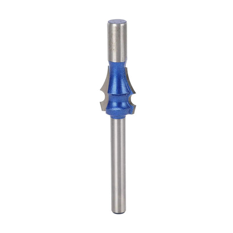 Top Notch 1/4 Inch Shank Router Bit Made From Tough Tungsten Steel Alloy for precise cuts in wood, MDF, and plywood.