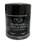Subaru 15208AA160 Oil Filter 1 Pack Go-To Premium Replacement with OEM-grade quality shown in black with Subaru logo.