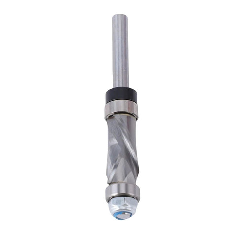 Heavy Duty Double Bearing Spiral Flush Trim Router Bit With 1/4 Inch Shank And Premium Tungsten Carbide Cutter for wood trimming