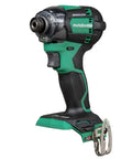 18V MultiVolt Cordless Triple Hammer BOLT Impact Driver Tool Only - 1/4-Inch Hex, No Battery, compact black and green design