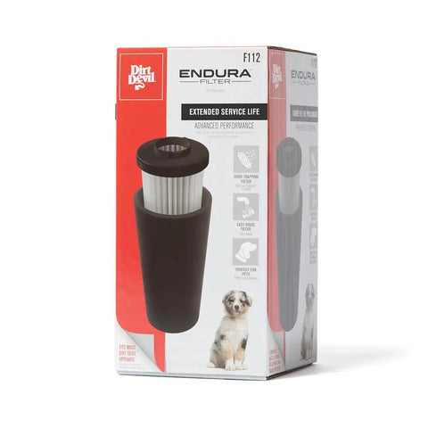 Endura Upright Vacuum Filter Replacement Reusable Style F112 Three Stage Filtration box with product image