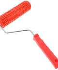 Decorative Textured Wall Paint Roller With Ergonomic Handle Creates Realistic Wood Grain Effects Dry Emboss Plaster Design For Diy Home Project To Nail That Wood Look, featuring a heavy duty rubber surface.
