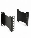 Heavy Duty 2U Server Rack Depth Extender Kit Rock Solid 4 Inch Deep Recess Mount Adapter black steel brackets for network gear