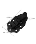 8 Pack Retro Duckbill Toggle Latch Locks For Jewelry Boxes, Toolboxes, And Suitcases, Easy Install Stainless Steel Hasp Kit