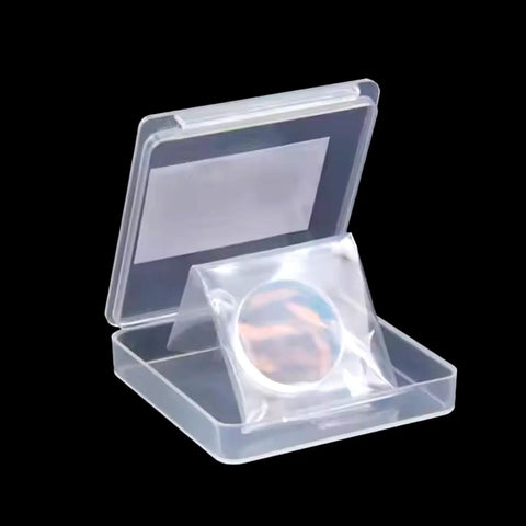 4 Pack 30mm Diameter 5mm Thick Fiber Laser Protective Lenses For Raytools WSX Precitec Fiber Laser Cutting Head Accessories, packaged in case.