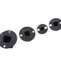 Drive Reducing Socket Adapter Set 4 Piece Low Conversion Kit Inch To 3/4 3/4 To Half Half To 3/8 3/8 To Quarter Drive For Automotive Machinery And Tight Space Repairs Where You Need Some Serious Muscle Now, Cr Mo steel