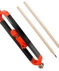 Slick Contour Scribe Copy Gauge With Rigid Abs Body And Rust Proof Steel Pins Includes Two Bonus Pencils on a white background.