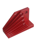 Digital Caliper, Micrometer Bevel Block Gauge Angle Finder Protractor with adjustable angle markings from 15° to 45°