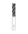 SPEED TIGER micrograin carbide square end mill, 4-flute, 10 mm diameter with metal shank