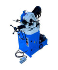 Tough As Nails Hydraulic Cold Cut Saw Rocking Four Horsepower And Two Speed Semi Automatic Drive for metal cutting tasks.