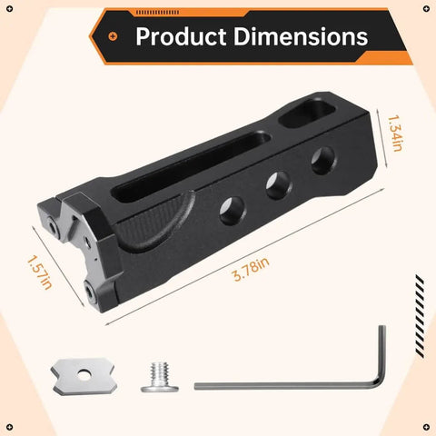 Compact Edge Band Trimmer Tool For Woodworking And Veneer with 3.78 x 1.51 x 1.34 in dimensions, durable steel alloy construction.