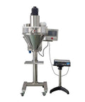No Nonsense Heavy Duty Semi Automatic Auger Powder Filling Machine Built Tough For Food And Beverage Packaging with control panel.