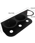 Solid Two Pack Aerosol Bottle Holder Wall Mount For Spray Cans Beefy Steel Storage Rack dimensions and design details