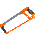 Frame Hack Saw With 12 Inch Blade For Gardeners And DIY Pros, Dual 45 And 90 Degree Angles, Nonslip Rubber Grip, Heavy Duty Steel Build