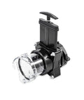 Ready-To-Use Gate Valve With Built-In Clear Adapter For 3-Inch Sewer Fittings, see-through design, durable black construction