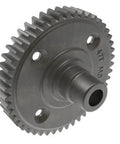 Beefy Steel Spur Gear For Center Differential Mod Point Eight 32 Pitch 47 Teeth Heavy Duty RC Car Upgrade displayed at an angle