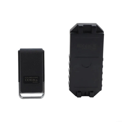 Lock Down Your Ride With This Slick 113dB Wireless Bike Alarm, Featuring A Hype Beating Vibration Sensor That Screams At Thieves And Lets You Control It Remotely From 66 Feet Away In Total Black Style, with remote