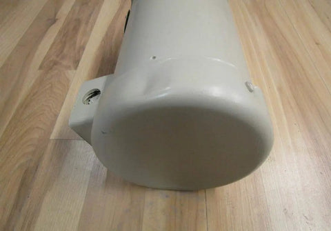 Used M16B Motor 1 Hp 2850 Rpm Three Phase Electric Motor Industrial Grade casing on wooden floor