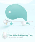 Ultra Slim Bidet Attachment For Toilet With Dual Nozzles For Feminine And Posterior Wash No Electric Sprayer Adjustable Water