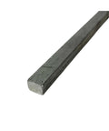 304 Stainless Steel True Flat Bar 3/8 X 1/2 X 24 In Hot Rolled For DIY Projects Weldable Metalwork Maker Builds shown in close-up