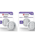 Smoke And Carbon Monoxide Detector With 10 Year Battery Power And Hardwired Interconnected Units 2 In 1 Fire Alarm
