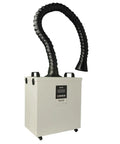 Super Efficient 350 Watt Fume Extractor And Air Purifier With Four Stage Filtration System, compact design with flexible hose for print shops.