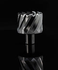 Oscarbide annular cutter close-up, 2-inch dia, 1-inch depth, 3/4-inch Weldon shank, magnetic drill press bit, 1 piece
