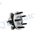 Side view of a front wheel hub bearing assembly for a 2003 to 2009 Ford Ranger 4WD, OEM quality replacement, easy install, durable.