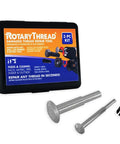 Ultimate Rotary Thread Repair Kit Set For Internal And External Threads with tools and carrying case shown.